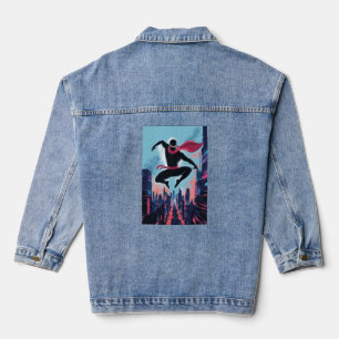A masked ninja denim jacket