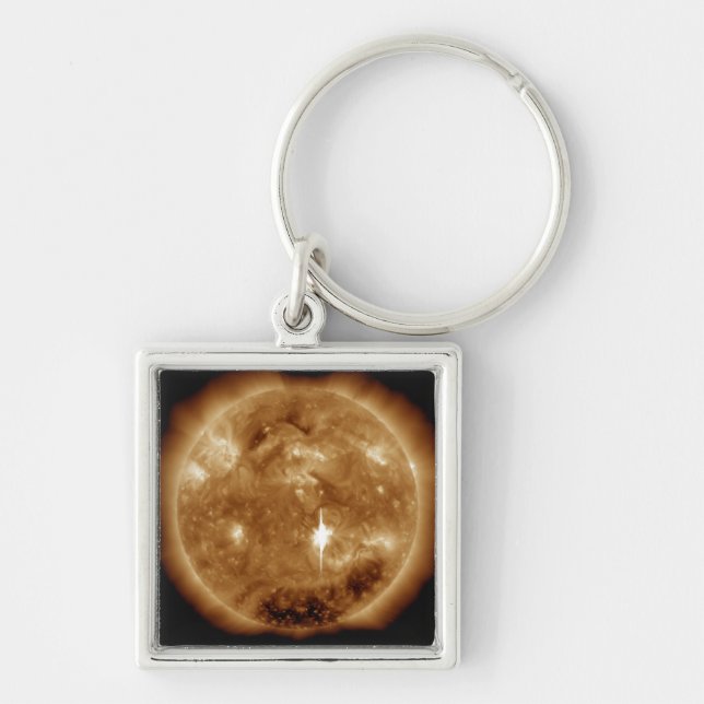 A massive X-class solar flare erupts on the Sun Key Ring (Front)