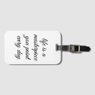 A Masterpiece Luggage Tag