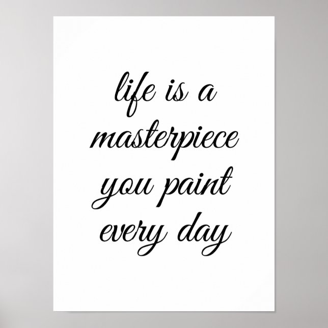 A Masterpiece Poster (Front)