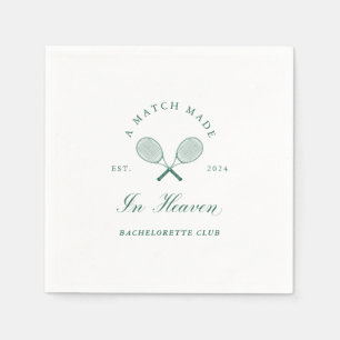 A Match Made in Heaven Bachelorette Napkin