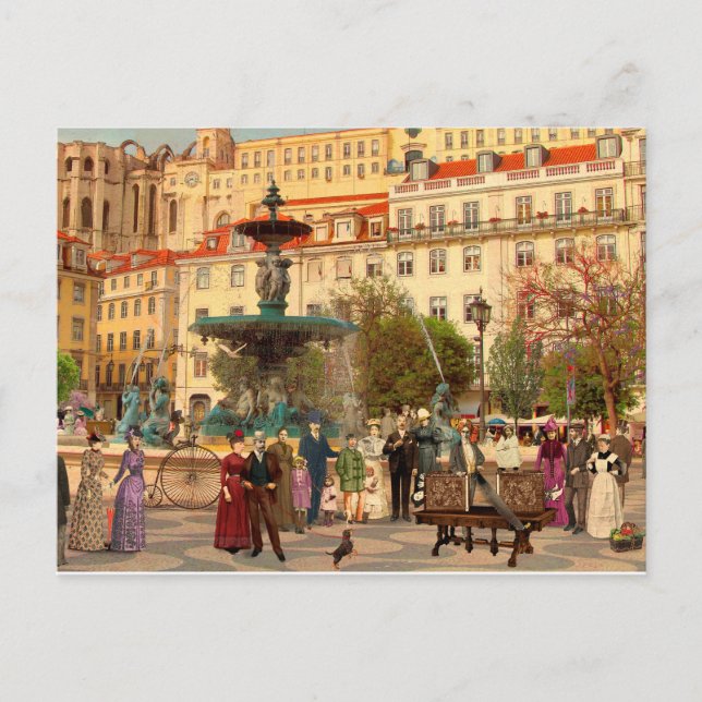 A Maxia do Rossio (Lisboa) Postcard (Front)
