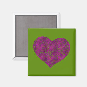 A-MAZE-ING HEART (MAGENTA) MAGNET