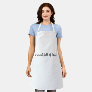 a meal for him apron