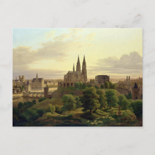 A Mediaeval Town in 1830, 1830 Postcard