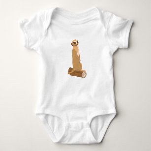 A Meerkat Baby Bodysuit