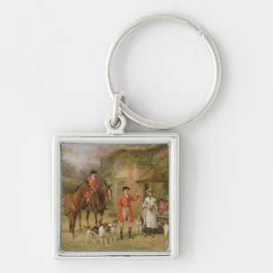 A Meeting at the Three Pigeons Key Ring