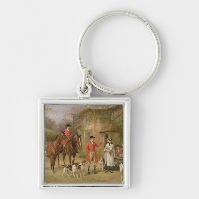 A Meeting at the Three Pigeons Key Ring (Front)