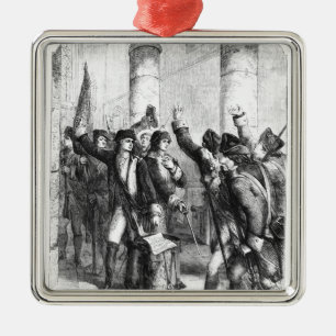 A Meeting of the Irish Volunteers Metal Tree Decoration
