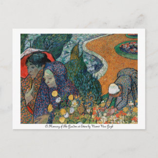 A Memory of the Garden at Etten postcard