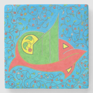 A Mercy to the Worlds - Marble Stone Coaster