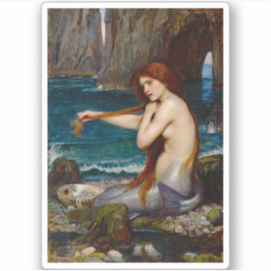 A Mermaid, c. 1900 by John Waterhouse