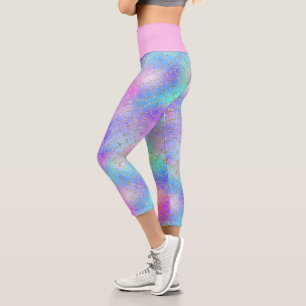 A Mermaid Galaxy Series Design 10  Capri Leggings