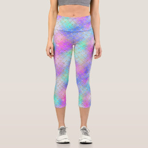 A Mermaid Galaxy Series Design 10  Capri Leggings