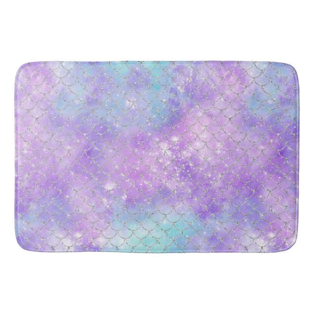 A Mermaid Galaxy Series Design 11 Bath Mat (Front)