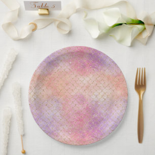 A Mermaid Galaxy Series Design 12  Paper Plate