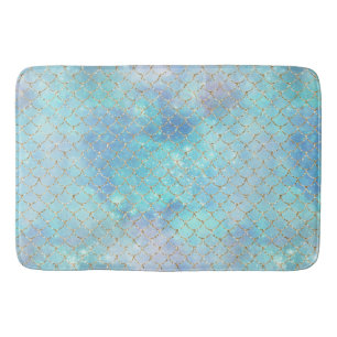 A Mermaid Galaxy Series Design 2  Bath Mat