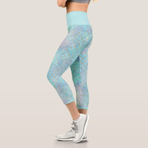 A Mermaid Galaxy Series Design 2  Capri Leggings