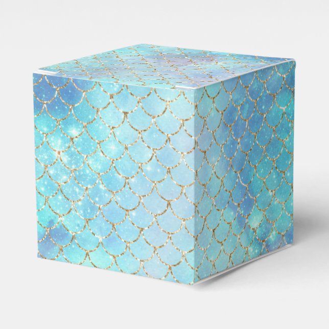 A Mermaid Galaxy Series Design 2   Favour Box (Front Side)