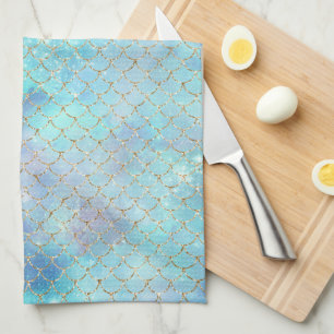 A Mermaid Galaxy Series Design 2 Tea Towel
