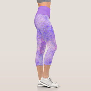 A Mermaid Galaxy Series Design 3  Capri Leggings