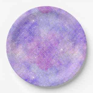 A Mermaid Galaxy Series Design 3 Paper Plate