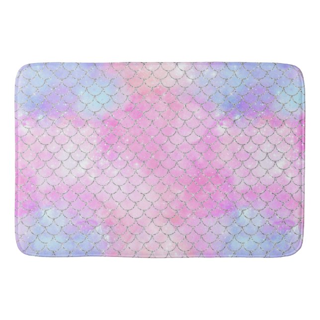 A Mermaid Galaxy Series Design 4 Bath Mat (Front)