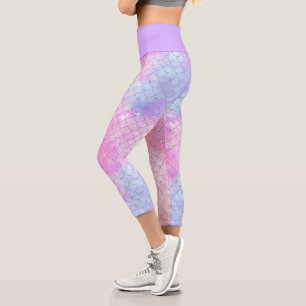 A Mermaid Galaxy Series Design 4 Capri Leggings