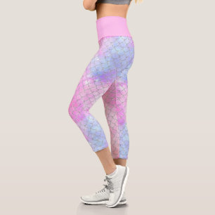 A Mermaid Galaxy Series Design 4 Capri Leggings