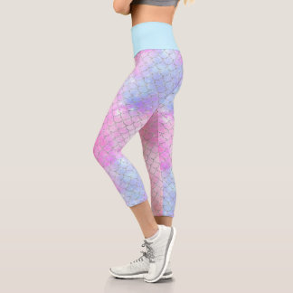 A Mermaid Galaxy Series Design 4  Capri Leggings