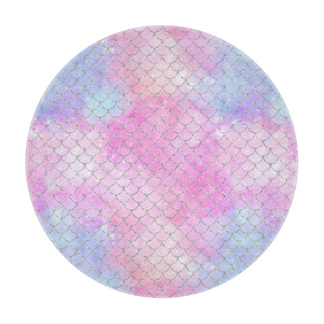 A Mermaid Galaxy Series Design 4  Cutting Board (Front)