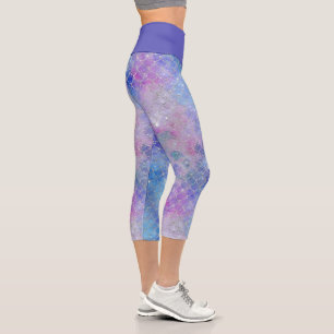 A Mermaid Galaxy Series Design 5 Capri Leggings