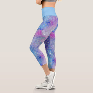 A Mermaid Galaxy Series Design 5  Capri Leggings