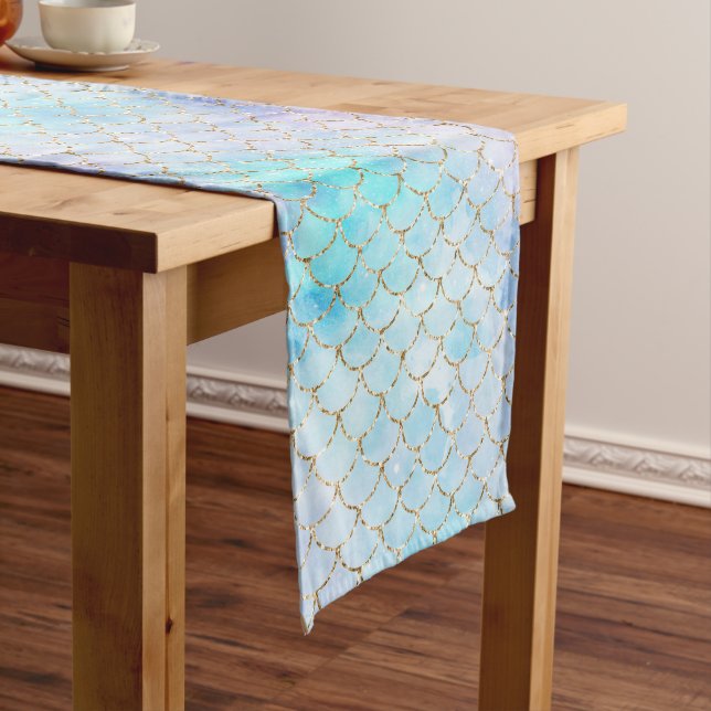 A Mermaid Galaxy Series Design 7   Long Table Runner (In Situ)
