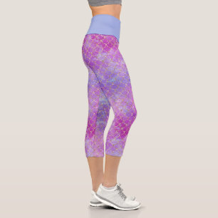 A Mermaid Galaxy Series Design 8 Capri Leggings