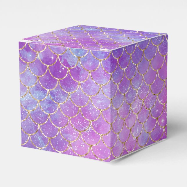 A Mermaid Galaxy Series Design 8   Favour Box (Front Side)