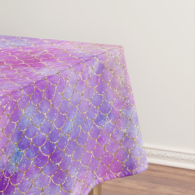 A Mermaid Galaxy Series Design 8 Tablecloth (In Situ)