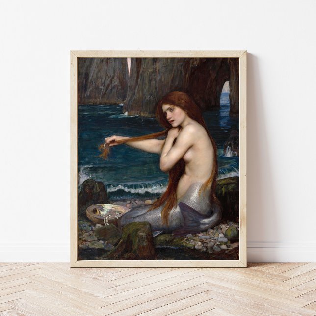 A Mermaid | John William Waterhouse Poster (Creator Uploaded)
