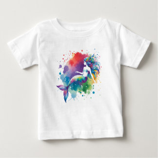 A Mermaid’s Realm of Colour Baby T-Shirt