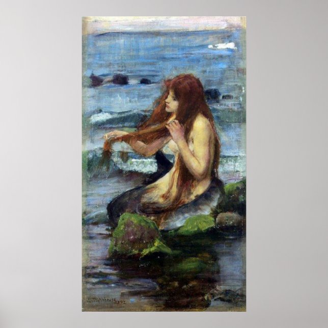 A Mermaid (study) Poster (Front)