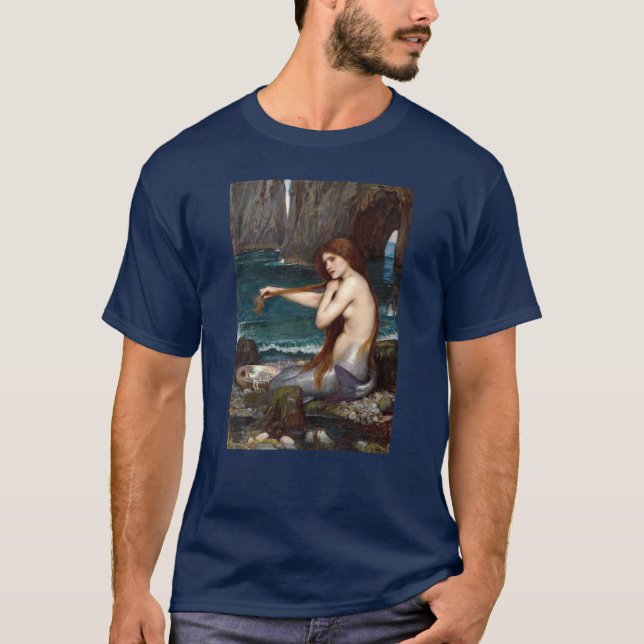 A Mermaid, Waterhouse T-Shirt (Front)