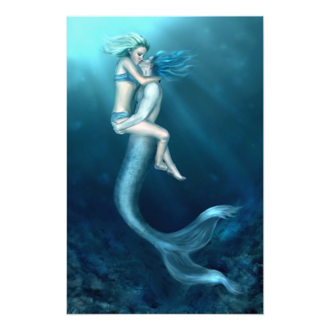 A Merman's Kiss Photo Print (Front)