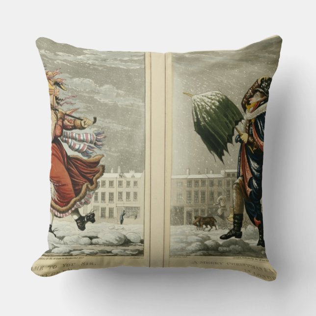 A Merry Christmas and a Happy New Year in London: Cushion (Front)