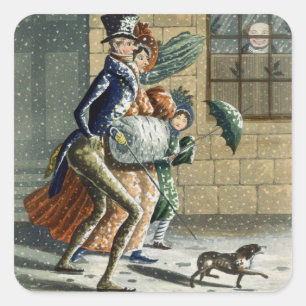 A Merry Christmas and Happy New Year to Ye, Victor Square Sticker