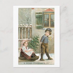 A Merry Christmas to You Holiday Postcard