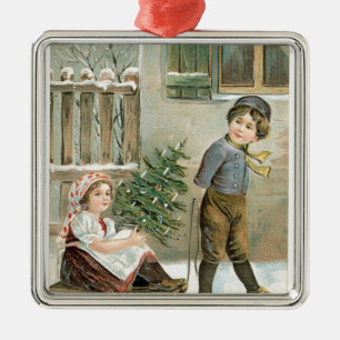 A Merry Christmas to You! Metal Ornament