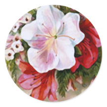 A Merry Christmas Vintage Flower