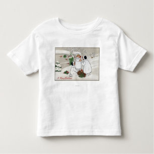 A Merry ChristmasPeople Holding Piglets Toddler T-Shirt