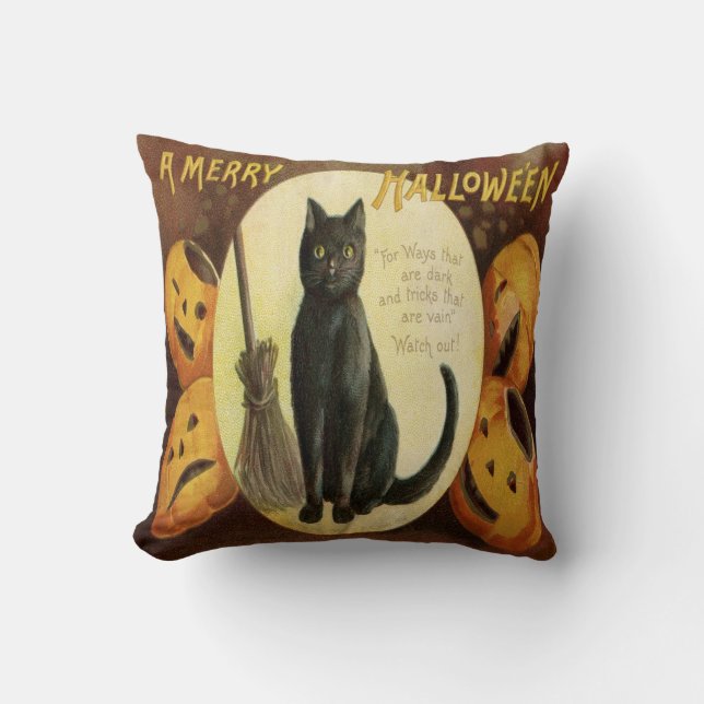 A Merry Hallowe'en Cushion (Front)