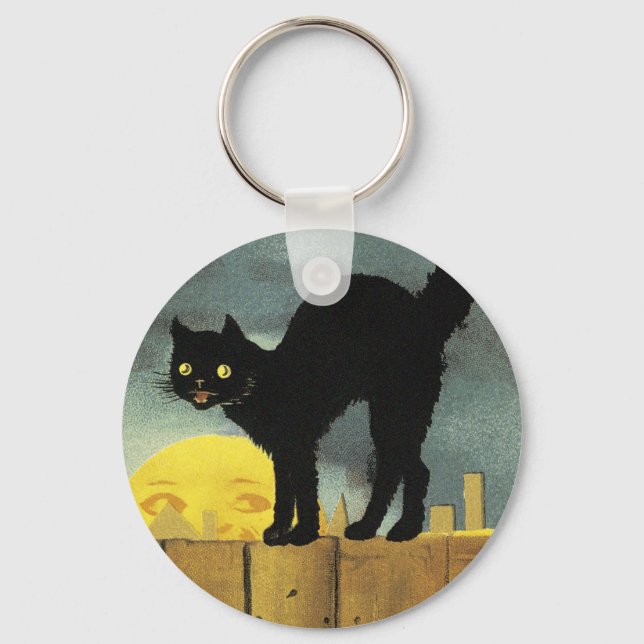 A Merry Halloween Key Ring (Front)